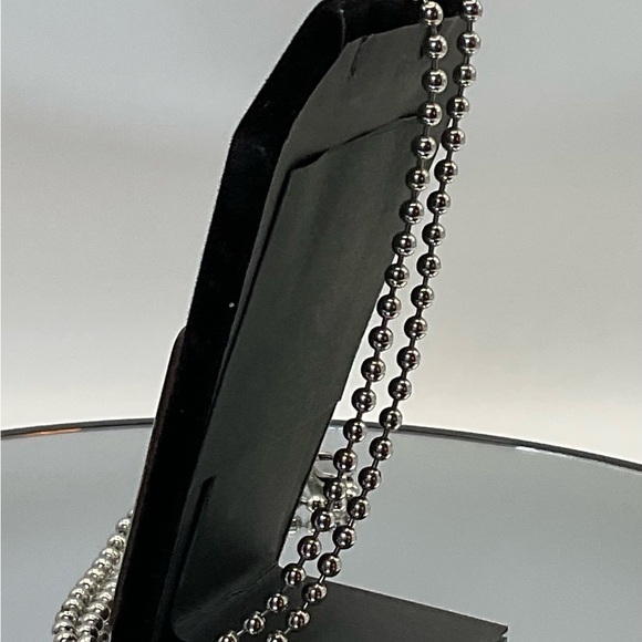 Dolce and Gabbana Silver Dog Tag Pendant Necklace - Picture 9 of 12